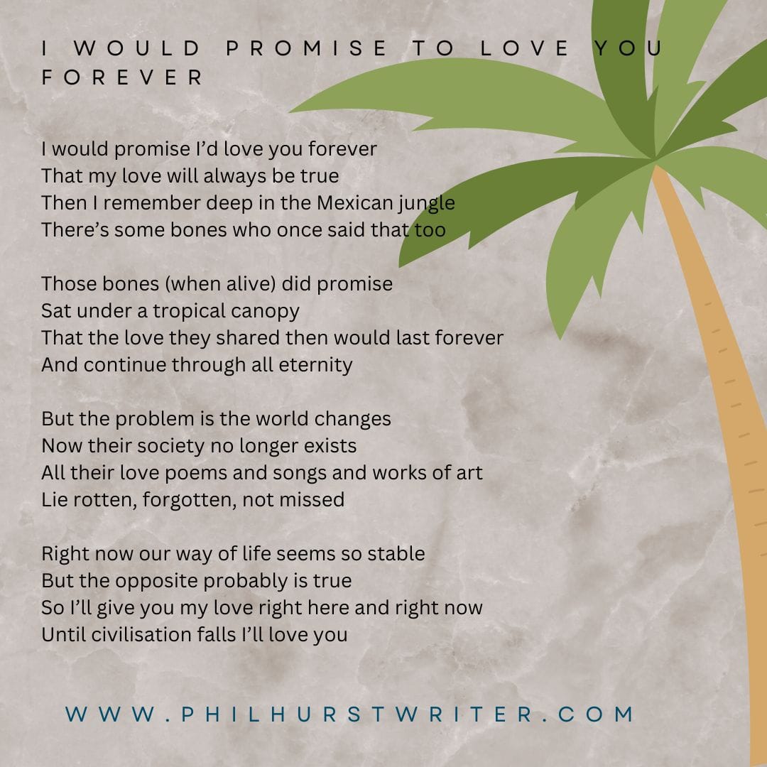 Poem: I would promise to love you forever
